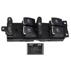 CONTROL MAESTRO Elevadores y Seguro Electrico VW Jetta-Golf-GTI-Passat-Bora Mod. 99-05 * 9  Pin 6 Teclas